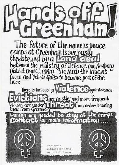 Hands off Greenham