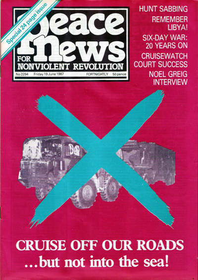 Peace News, No. 2294, June 1987