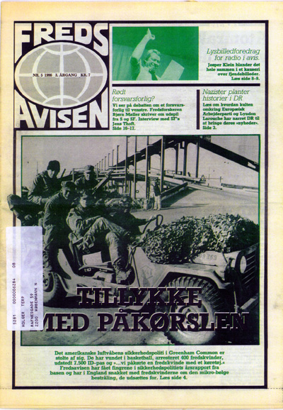 Fredsavisen, No. 5, 1986
