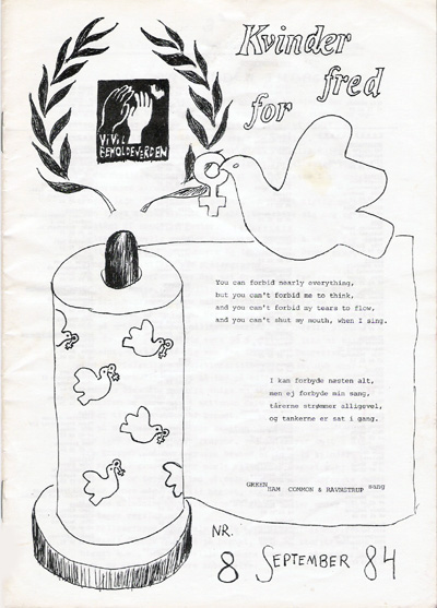 Frontpage of Køkkenrullen no. 8, 1984. In the files of Holger Terp