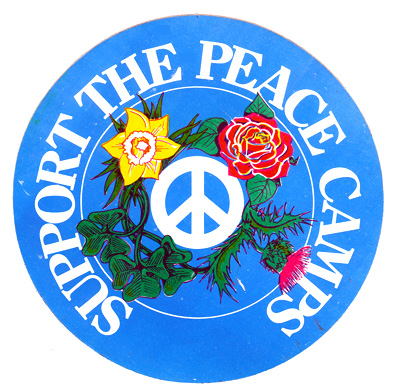 Support the Peace Camps. Unsourced. In the files of Holger Terp.