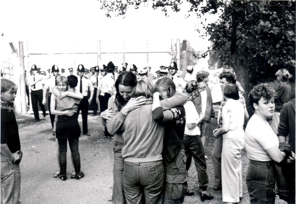 Ulla Moltved: Greenham Common June 1983.