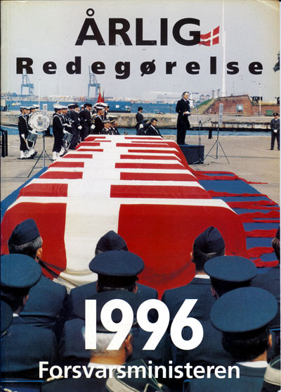 Militærbegravelse. Forsvarsministeriet: Årlig redegørelse 1996.