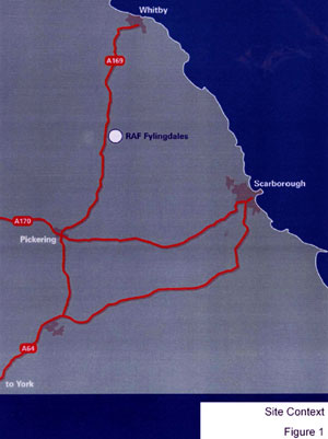 Map of Fylingdales