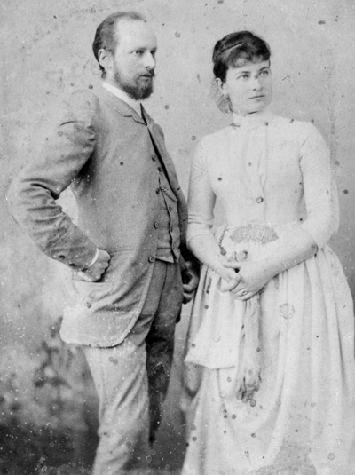 Ludvig og Magrethe Quidde, 1888.