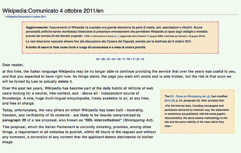italiensk wikipedia, 2011
