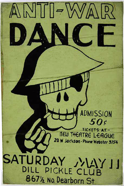 anti-war dance, Chicago, 1918