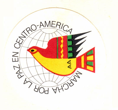 Marcha por la paz en Centro-America - logo