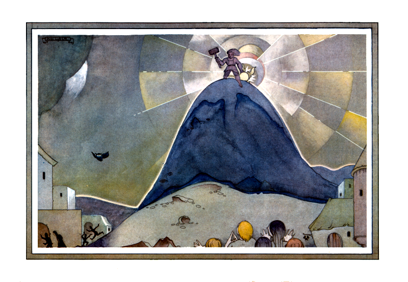 Halfdan Rasmussen: Kejser N&aelig;segrus og K&aelig;mpesmeden, 1943