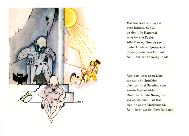 Halfdan Rasmussen: Kejser N&aelig;segrus og K&aelig;mpesmeden, 1943