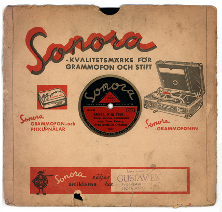 Einar Ekberg med Sven Arefeldts ork.: Klocka, ring fred, 1939