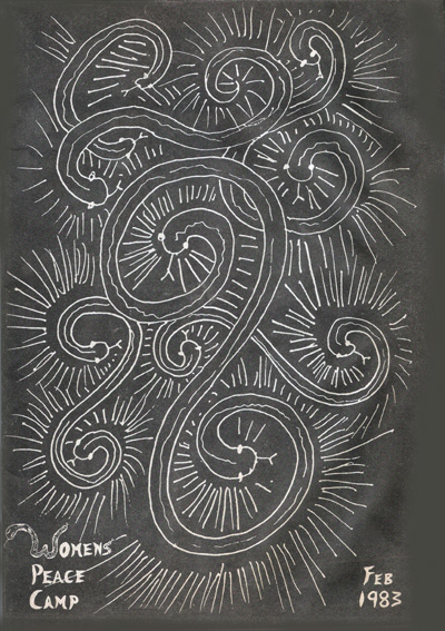 Womens Peace Camp, February 1983.