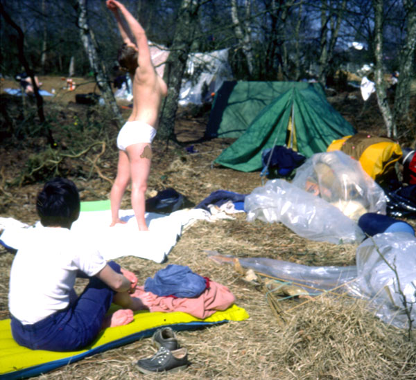 Ulla Moltved: Greenham Common Easter 1984.