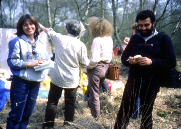 Ulla Moltved: Greenham Common Easter 1984.