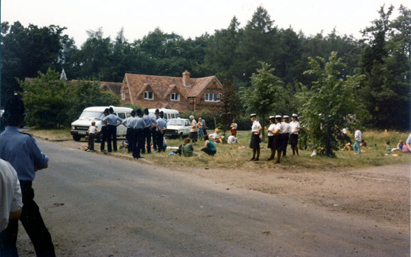 Ulla Moltved: Greenham Common June 1983.