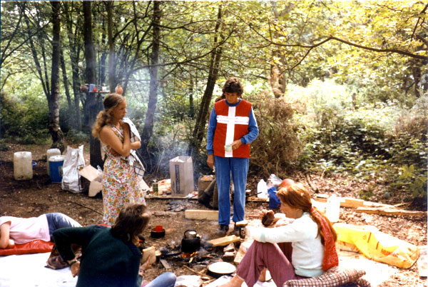 Ulla Moltved: Greenham Common July 1983.