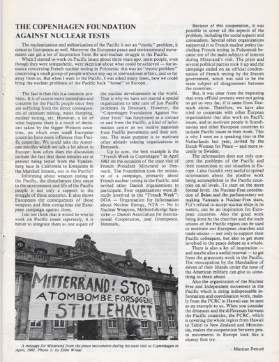 Copenhagen Foundation Against Nuclear Test