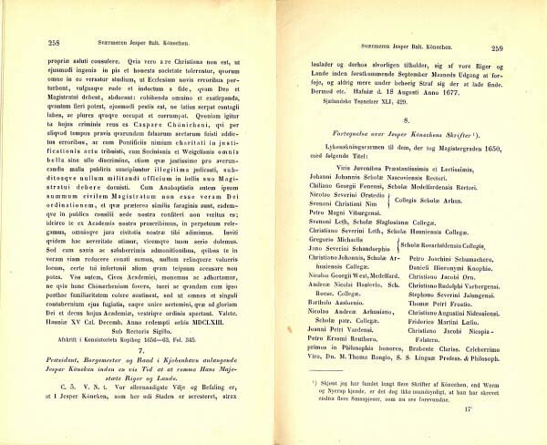 R&oslash;rdam, Holger Fr.: Efterretninger om Sv&aelig;rmeren Jesper Balterzen K&ouml;nichen. Kirkehistoriske Samlinger, 2. r&aelig;kke, bd. 3. s. 258-259.