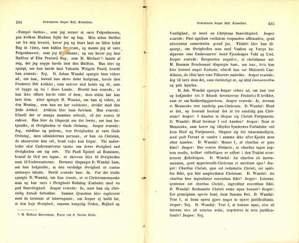 R&oslash;rdam, Holger Fr.: Efterretninger om Sv&aelig;rmeren Jesper Balterzen K&ouml;nichen. Kirkehistoriske Samlinger, 2. r&aelig;kke, bd. 3. s. 234-235.