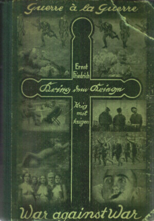 F&oslash;rste omslag til f&oslash;rsteudgaven af Krieg Dem Kriege.