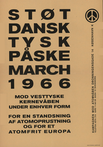 Kampagnen mod Atomv&aring;ben: P&aring;skemarch 1966
