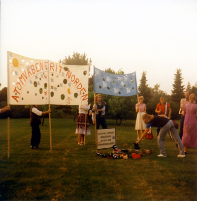 Danish Hiroshima Demonstration in the Peace Garden 1980