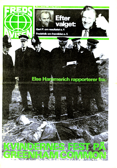 Fredsavisen, 1. &aring;rgang nr. 1, 1984