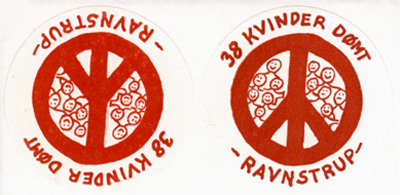 Ravnstrup kvindefredslejren: 38 kvinder d&oslash;mt, 1985