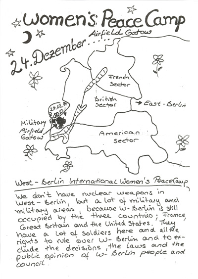 Women's Peace Camp, Airfield Gatow, Berlin.