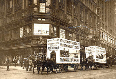 Fredsdemonstration i New York, 1916